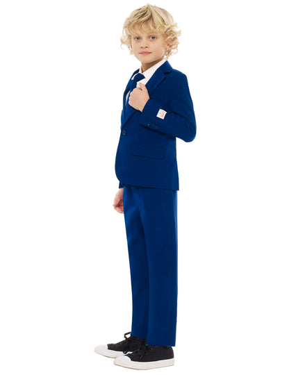 Costum Domnul Navy Blue s -a opus