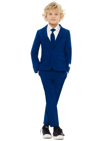 Costum Domnul Navy Blue s -a opus