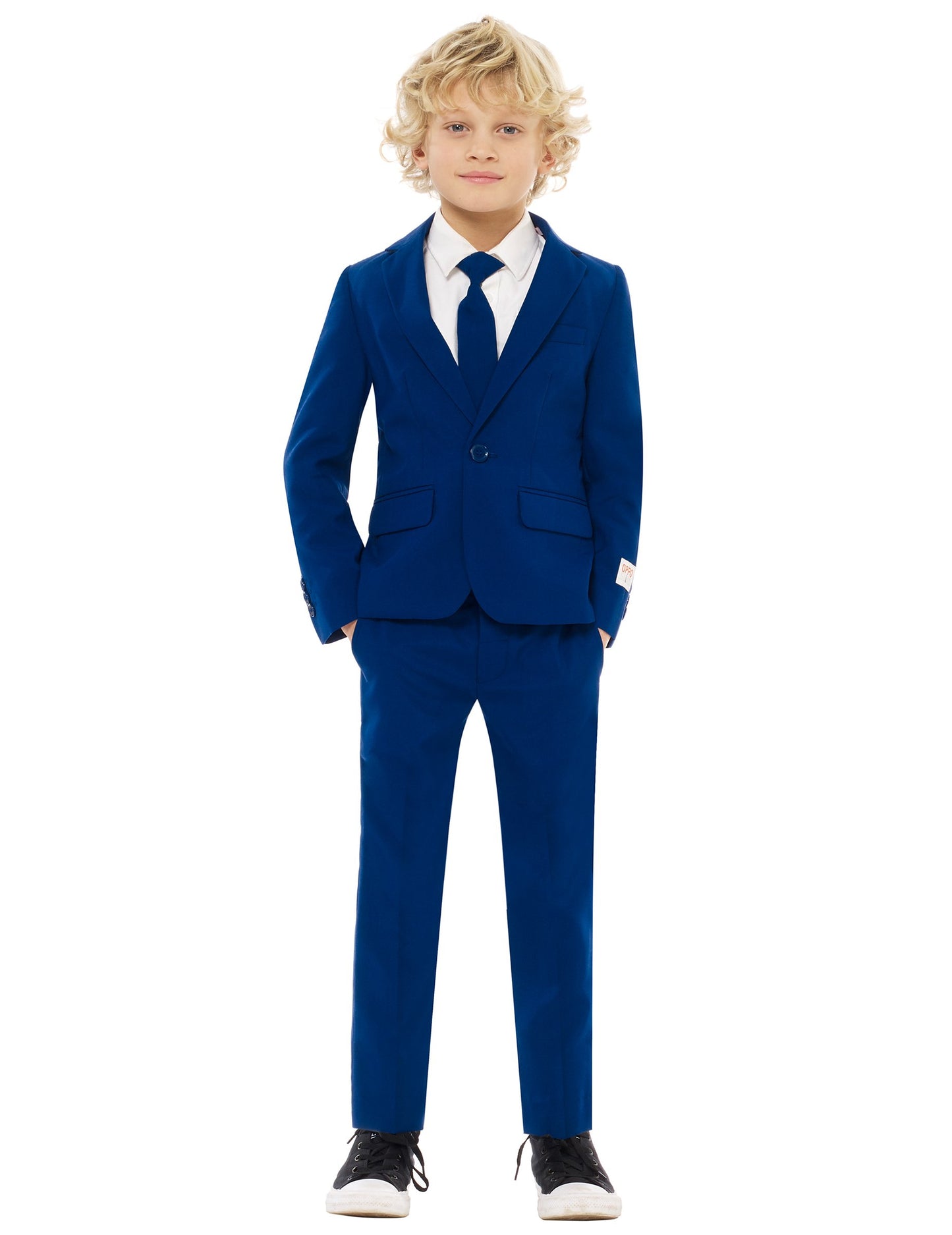 Costum Domnul Navy Blue s -a opus