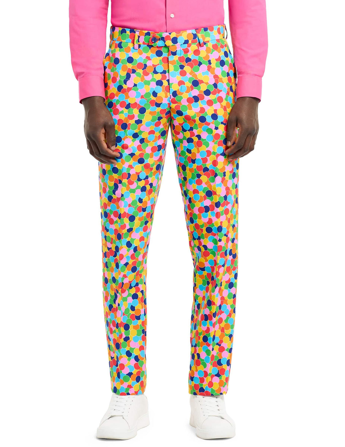 Vederea pantalonilor costumului Mr. Confetteroni Opposuits pentru bărbat