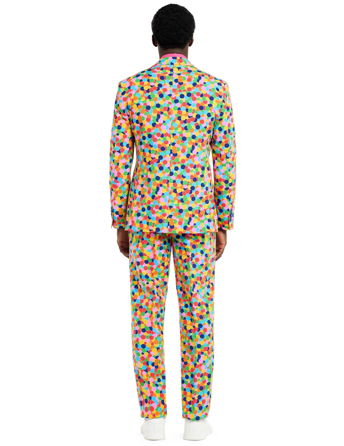 Vedere din spate a costumului Mr. Confetteroni Opposuits pentru bărbat