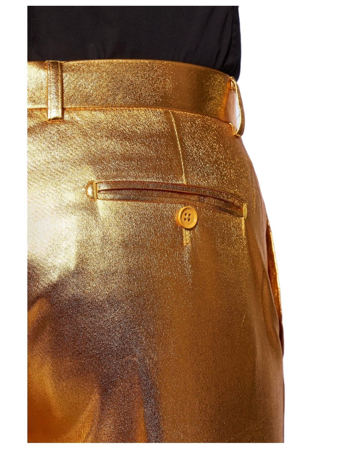 Costum Mr. Groovy Gold pentru bărbat auriu strălucitor