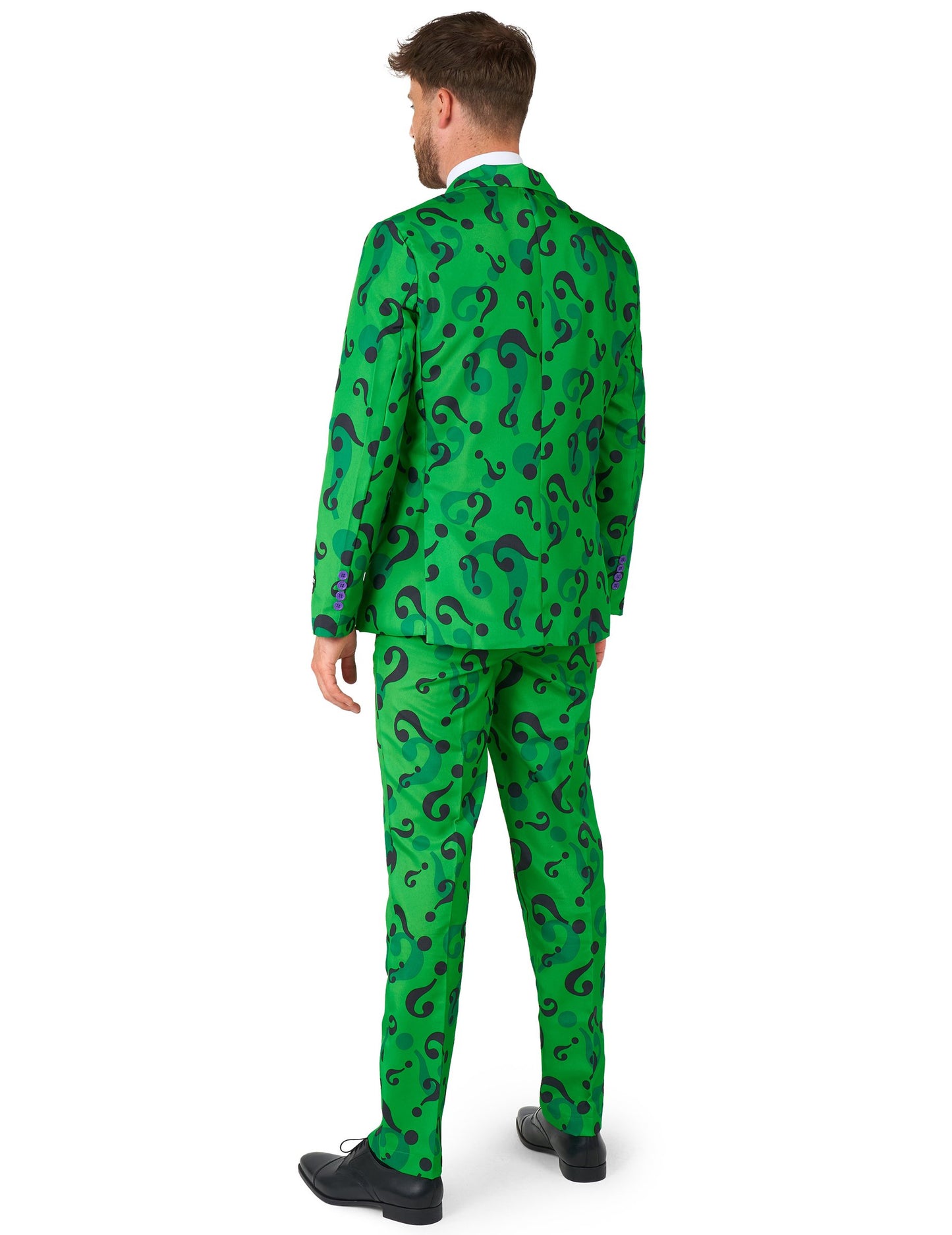 Vue de dos du Costume Mr. Riddler Suitmeister