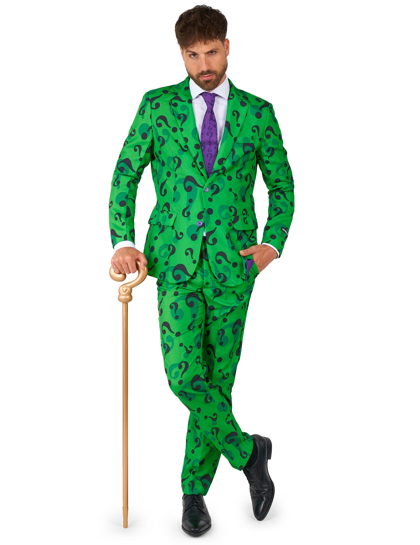 Costum Domnul Riddler pentru adulți Suitmeister