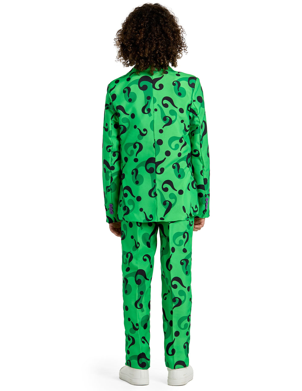 Vue de dos du costume Mr. Riddler™ Suitmeister™ pour enfant
