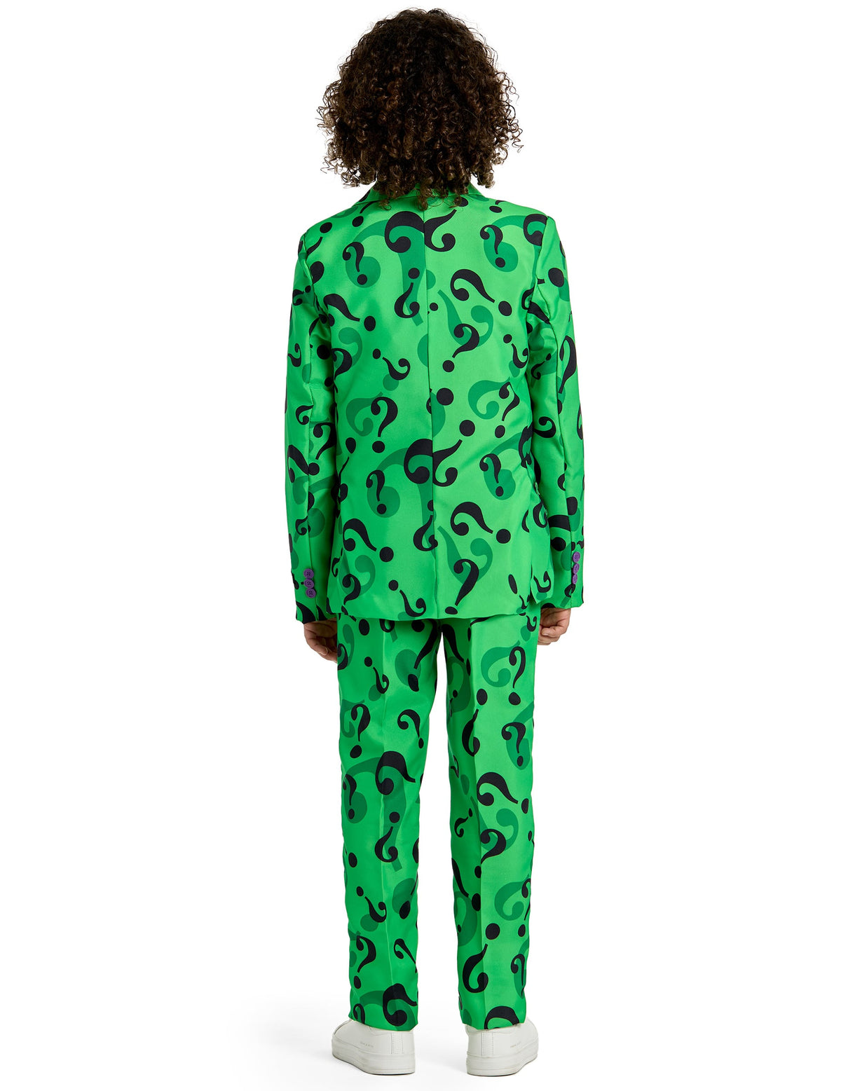 Vue de dos du costume Mr. Riddler™ Suitmeister™ pour enfant