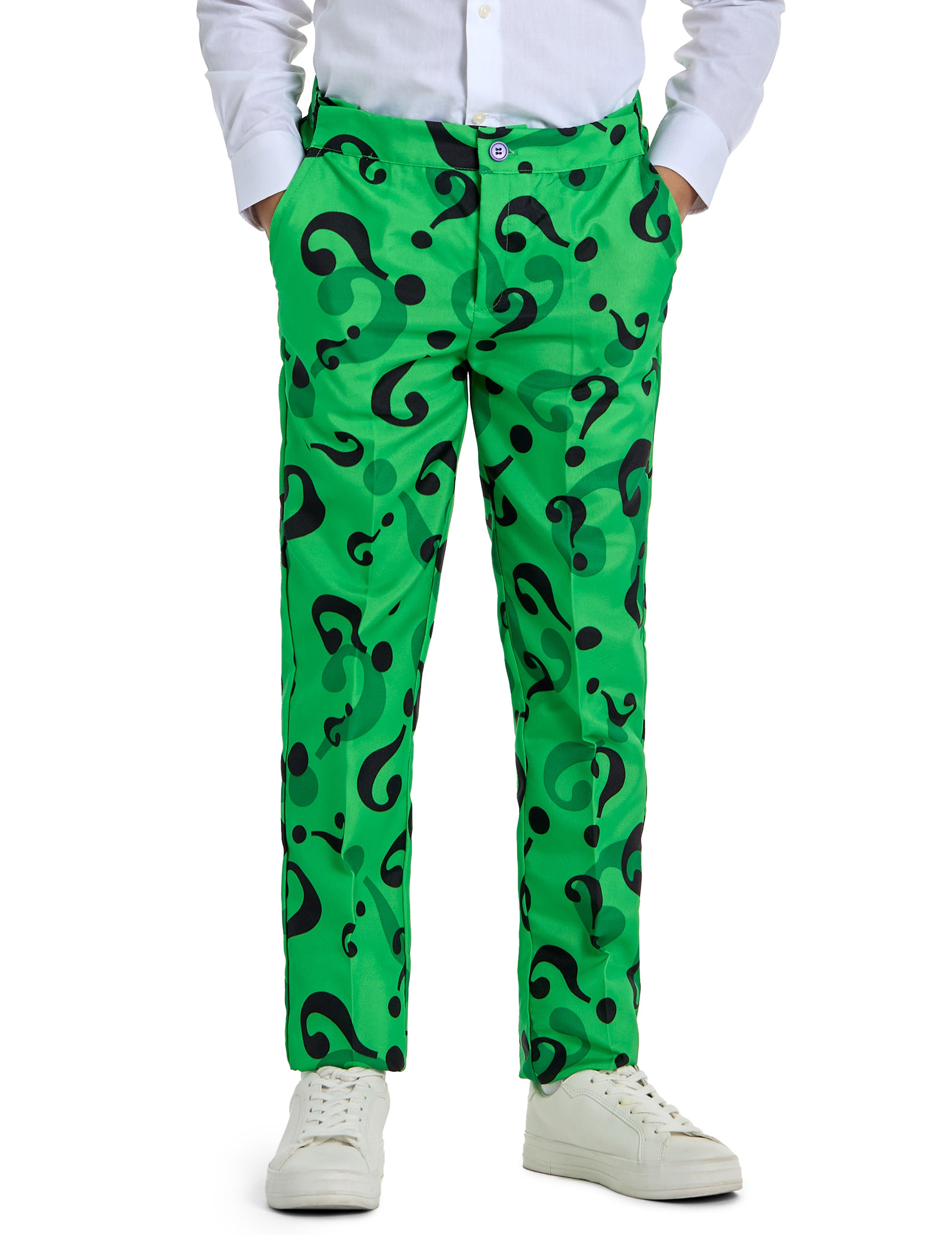 Détail du pantalon du Costume Mr. Riddler™ Suitmeister™ pour enfant