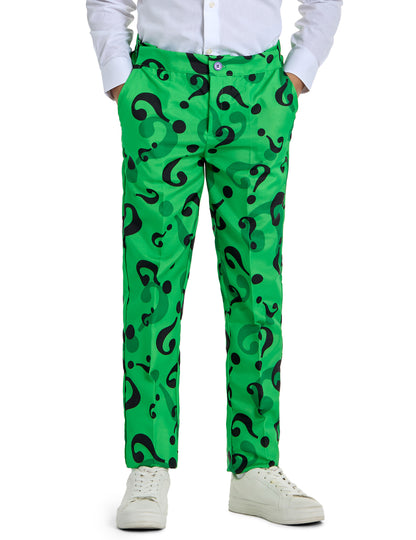 Détail du pantalon du Costume Mr. Riddler™ Suitmeister™ pour enfant