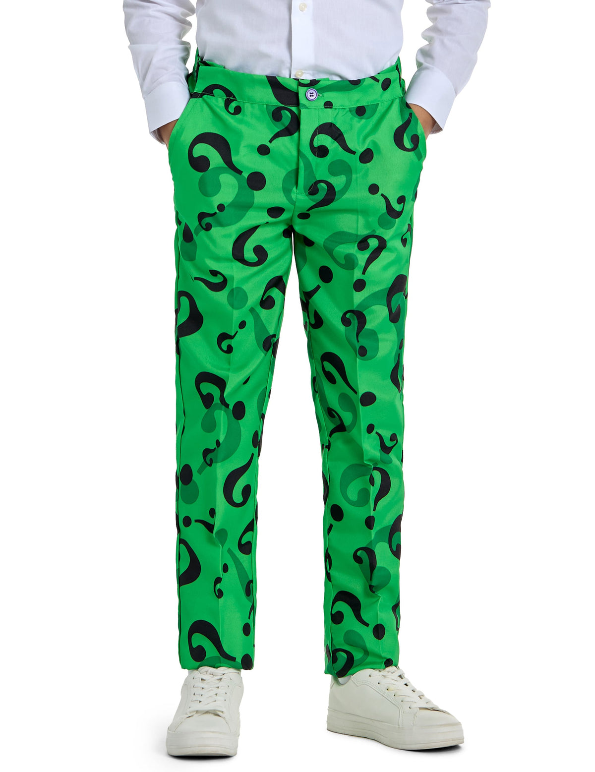 Détail du pantalon du Costume Mr. Riddler™ Suitmeister™ pour enfant