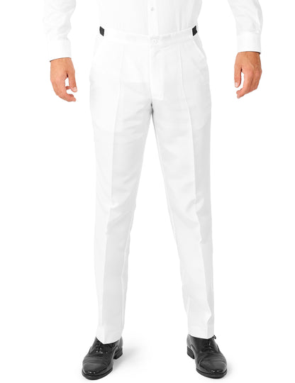 Costum bărbătesc alb Mr. Solid Suitmeister™