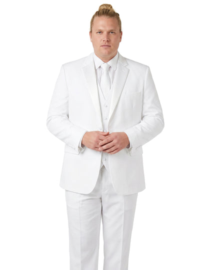Costum bărbătesc alb Mr. Solid Suitmeister™