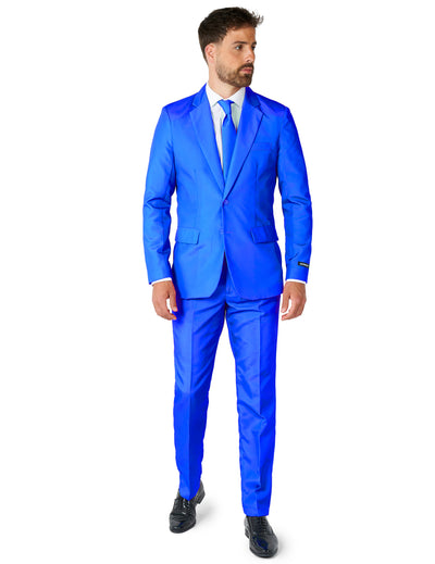 Costum Suitmeister™ Mr. Solid albastru pentru bărbați
