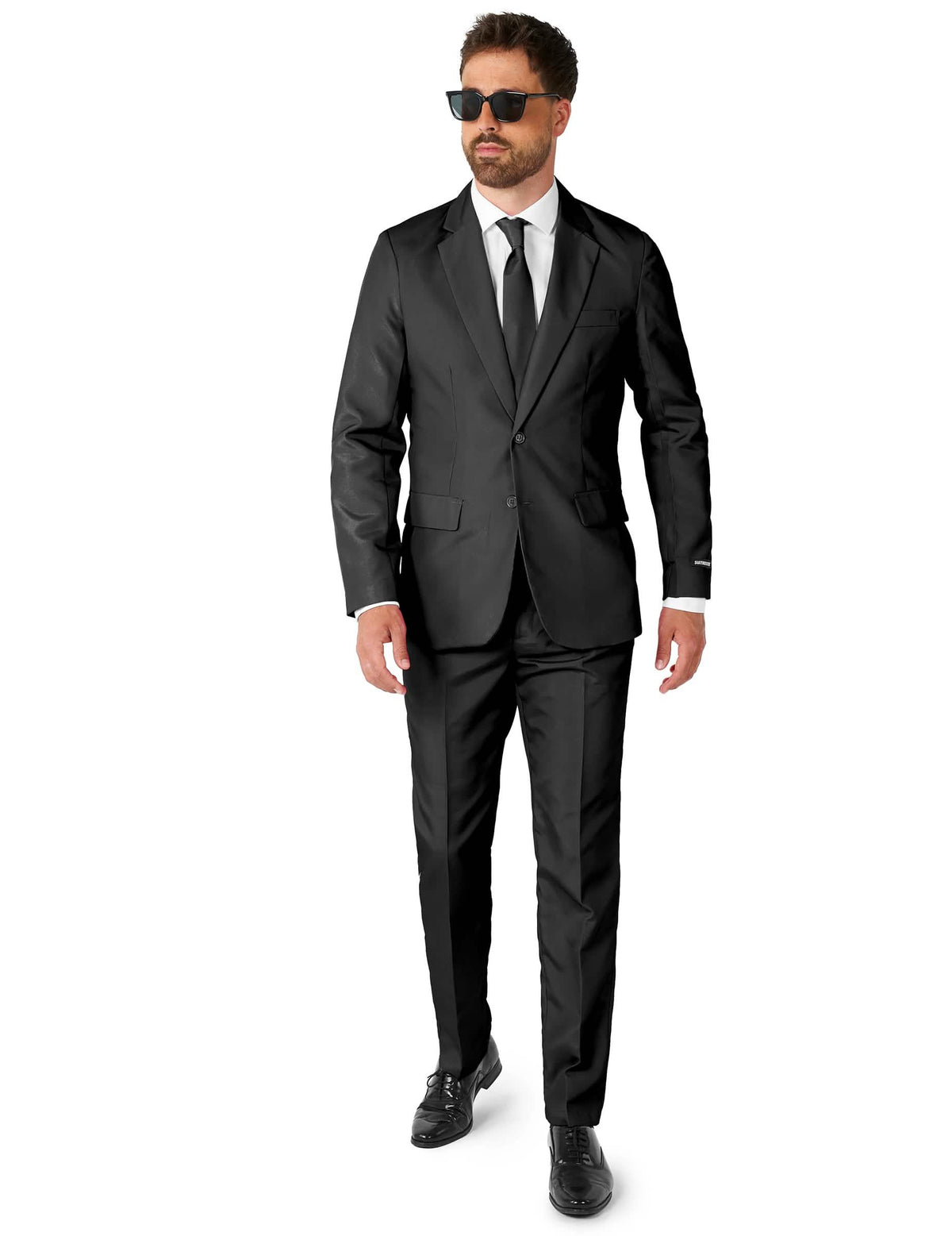 Costum negru Suitmeister™ Mr. Solid pentru bărbați