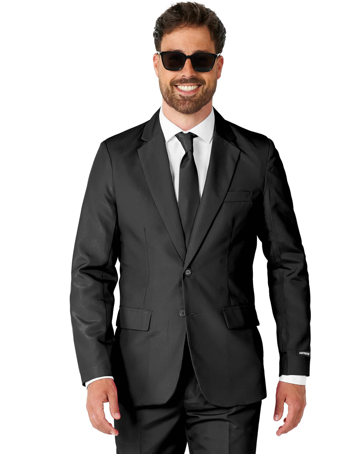 Costum negru Suitmeister™ Mr. Solid pentru bărbați