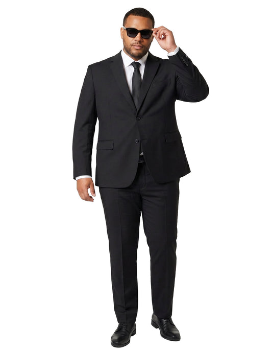 Costum negru Suitmeister™ Mr. Solid pentru bărbați