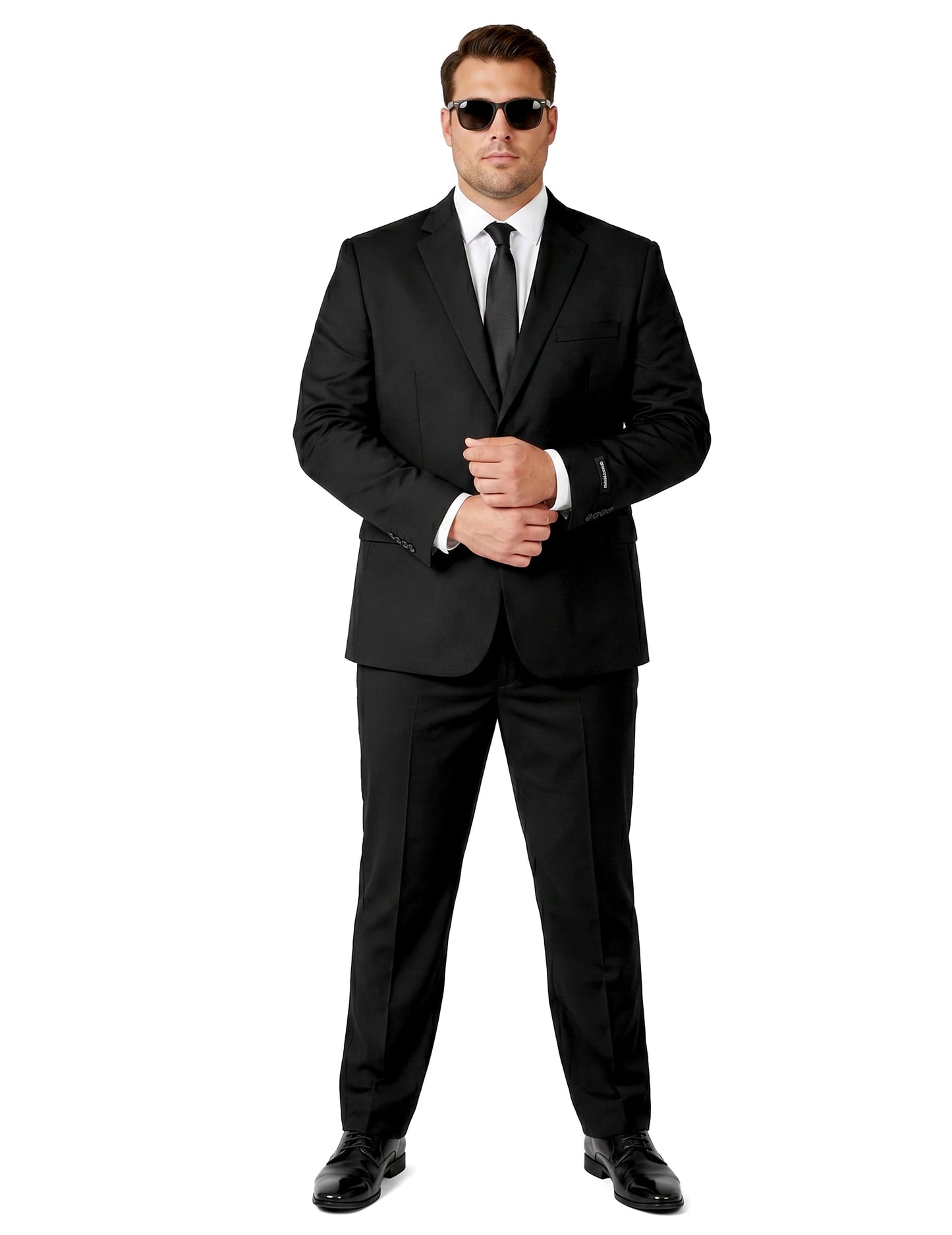 Costum negru Suitmeister™ Mr. Solid pentru bărbați