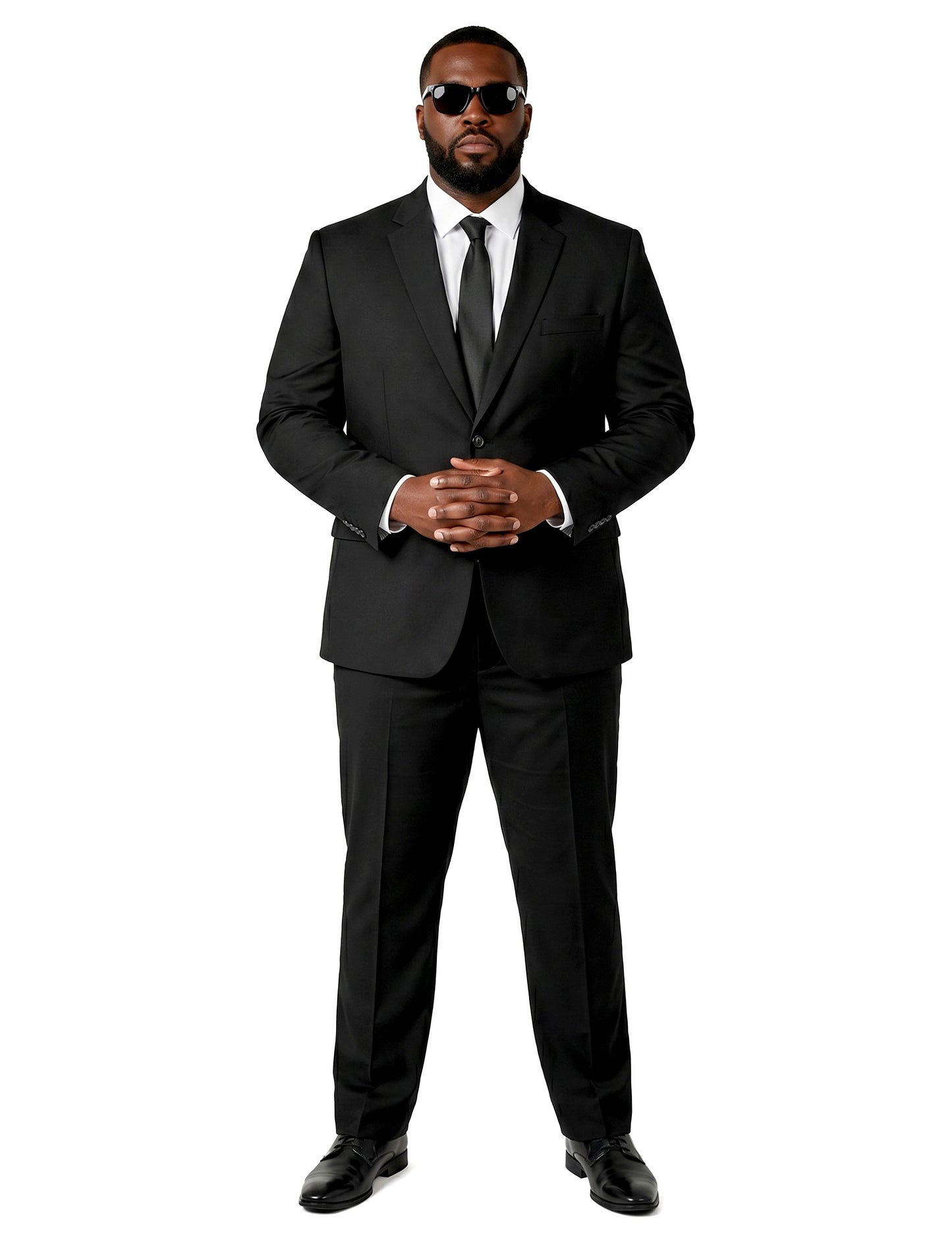 Costum negru Suitmeister™ Mr. Solid pentru bărbați