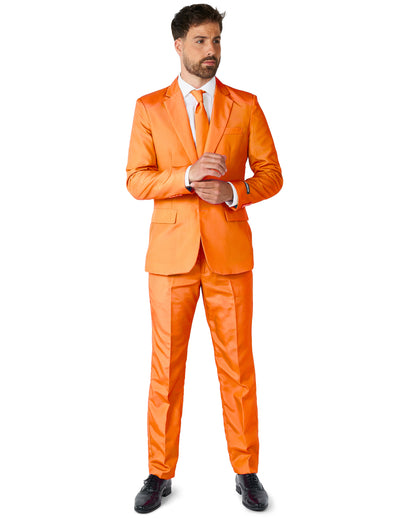 Costum portocaliu Mr. Solid pentru bărbați Suitmeister™