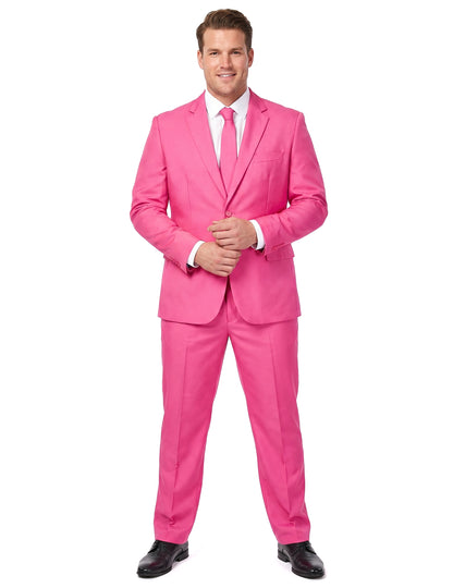 Costum Mr. Solid roz pentru bărbați Suitmeister™