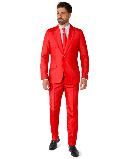 Costume Mr. Solid pour homme rouge Suitmeister