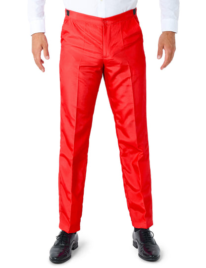 Costum roșu Mr. Solid pentru bărbați Suitmeister™