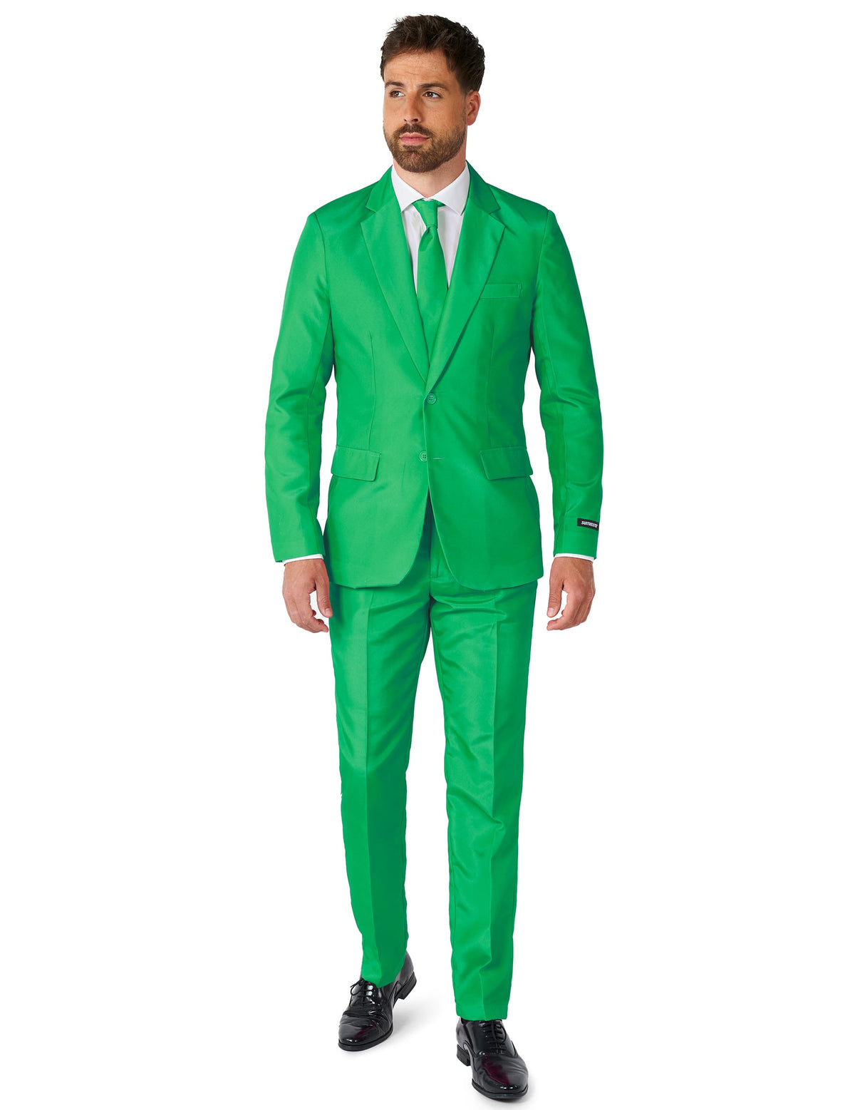 Costum Mr. Solid verde pentru bărbați Suitmeister™