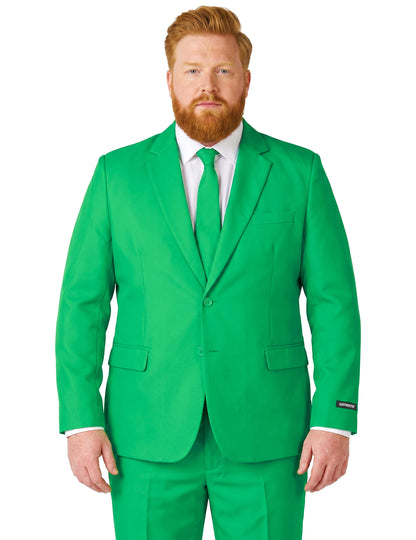 Costum Mr. Solid verde pentru bărbați Suitmeister™