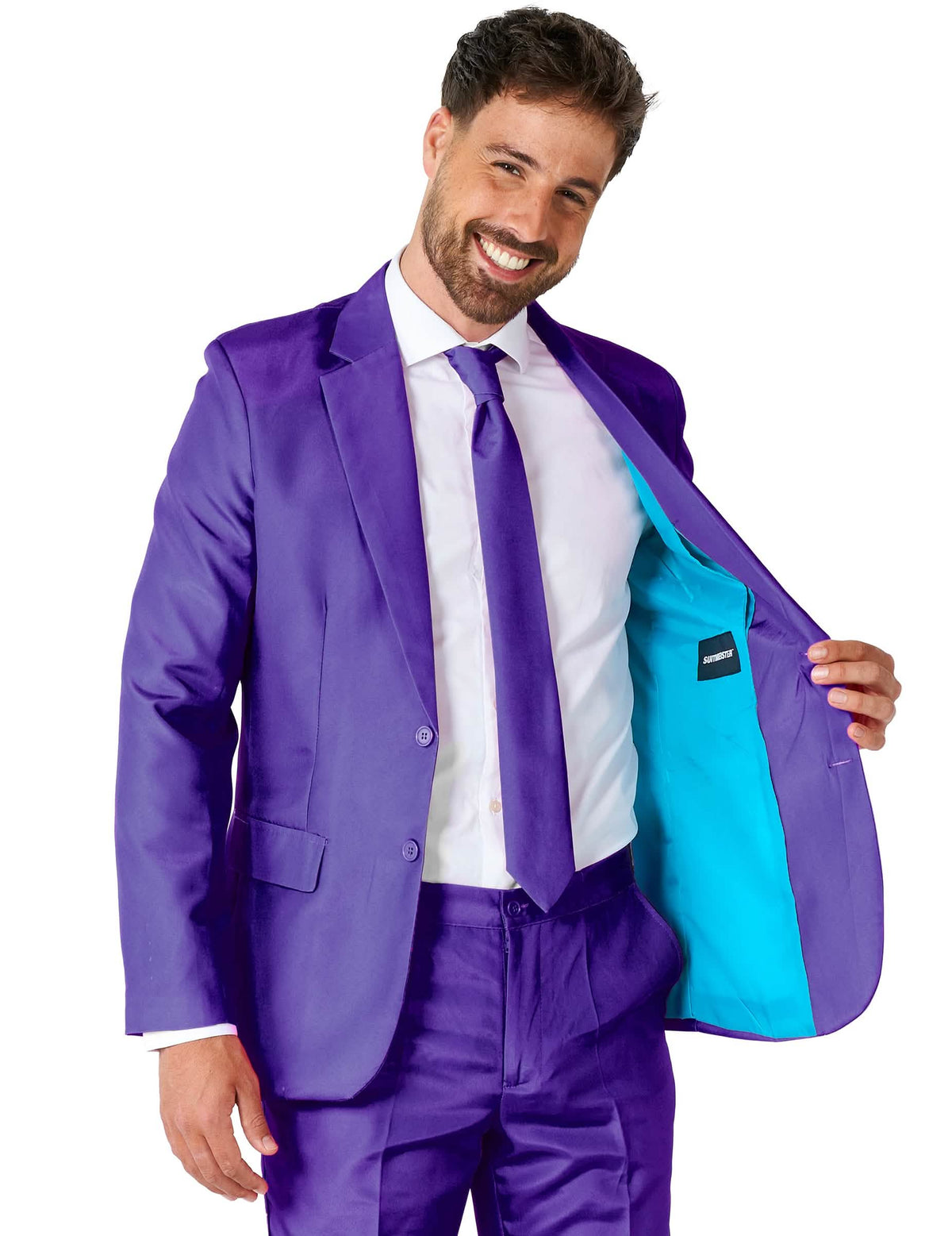 Costum Mr. Solid violet pentru bărbați Suitmeister™