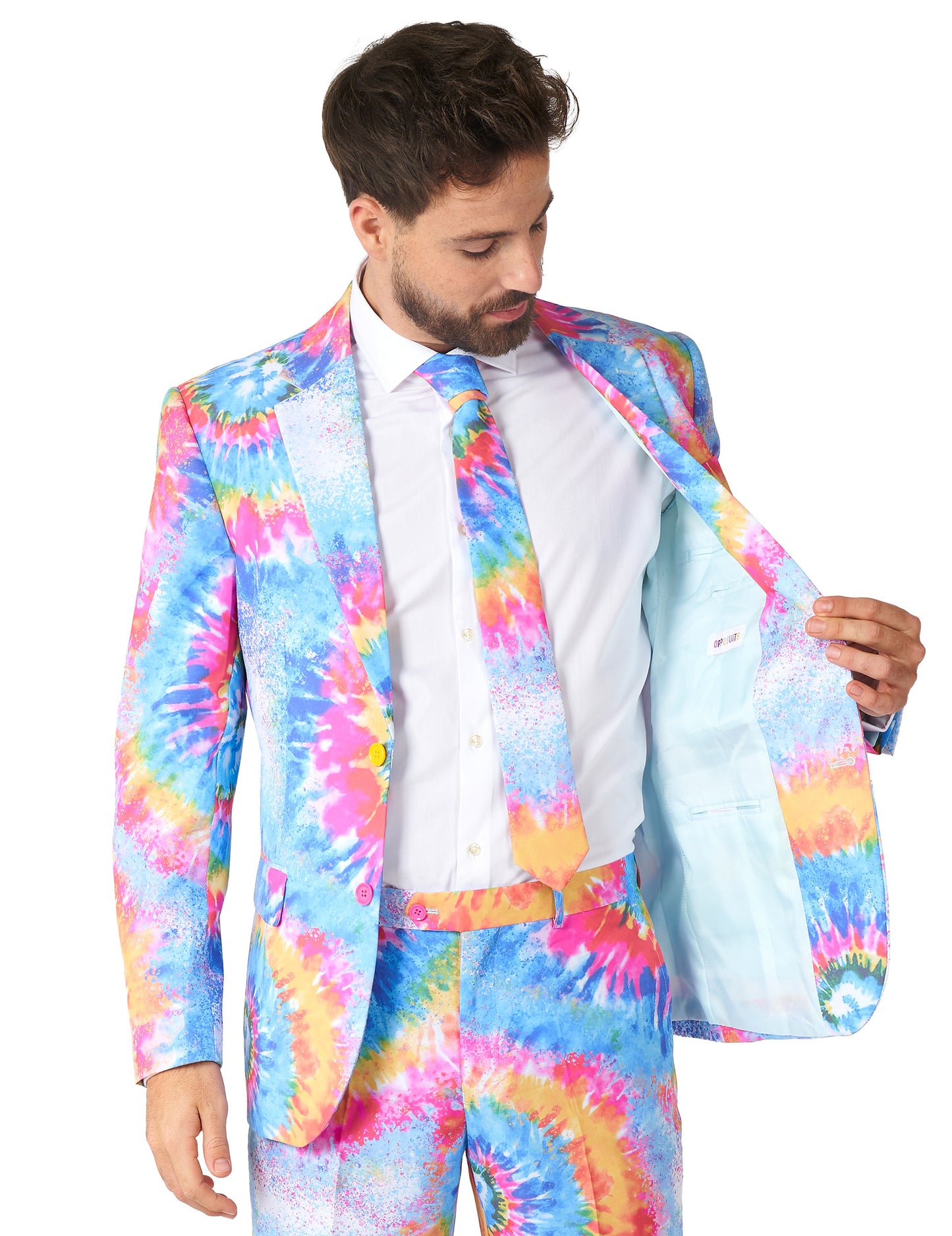 Costum de Mr. Tie-Dye pentru adult Opposuits™