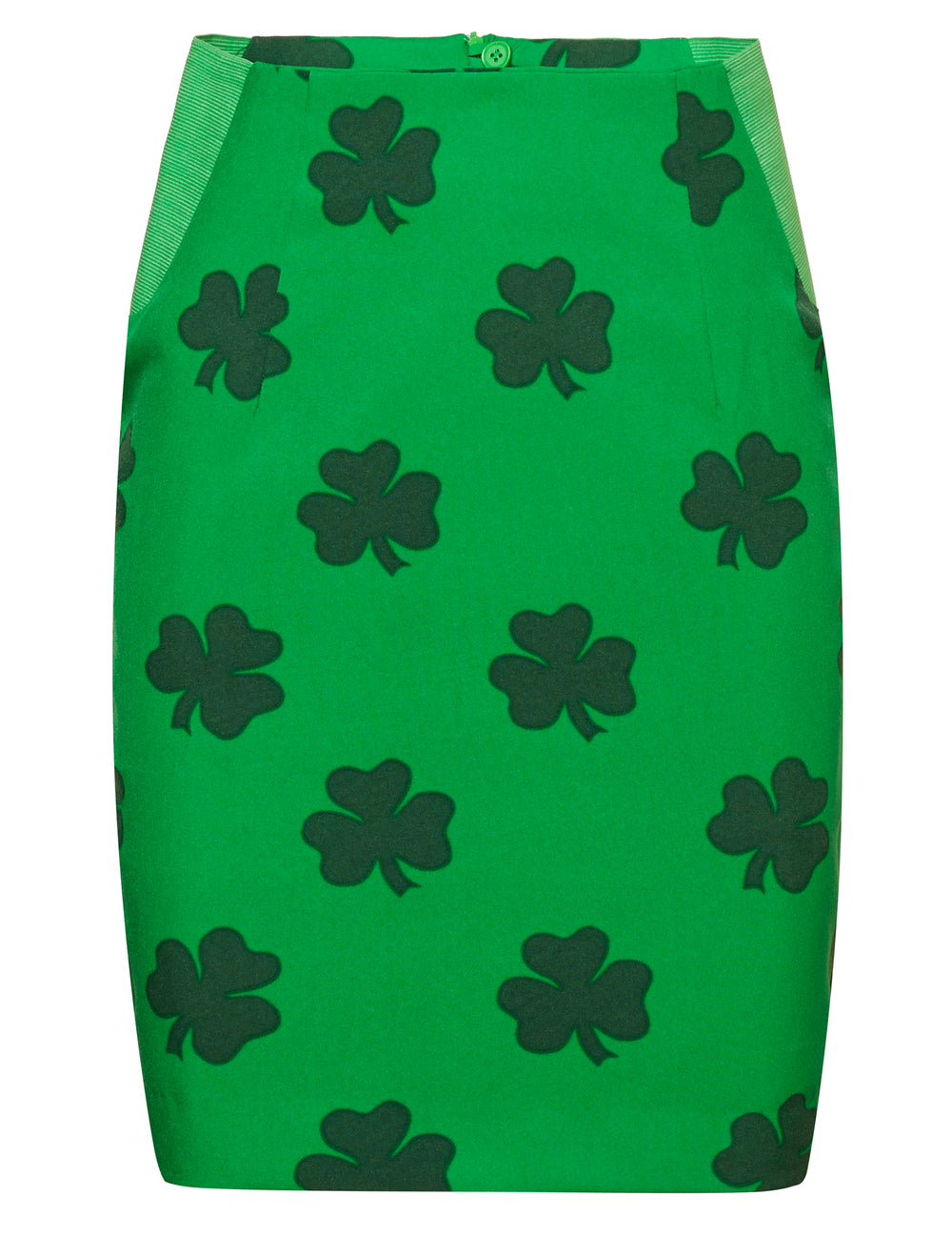 Détail de la jupe du costume Mrs. Lucky Opposuits St Patrick