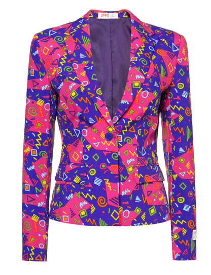 Costum doamna. Simbolul colorat femeie opusă