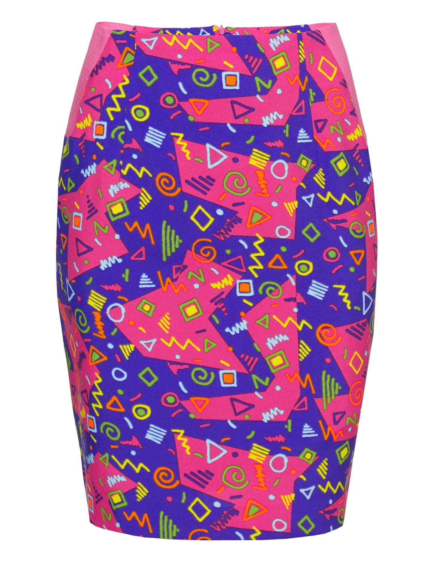Jupe du Costume Mrs. Symbole pour femme coloré à motifs géométriques