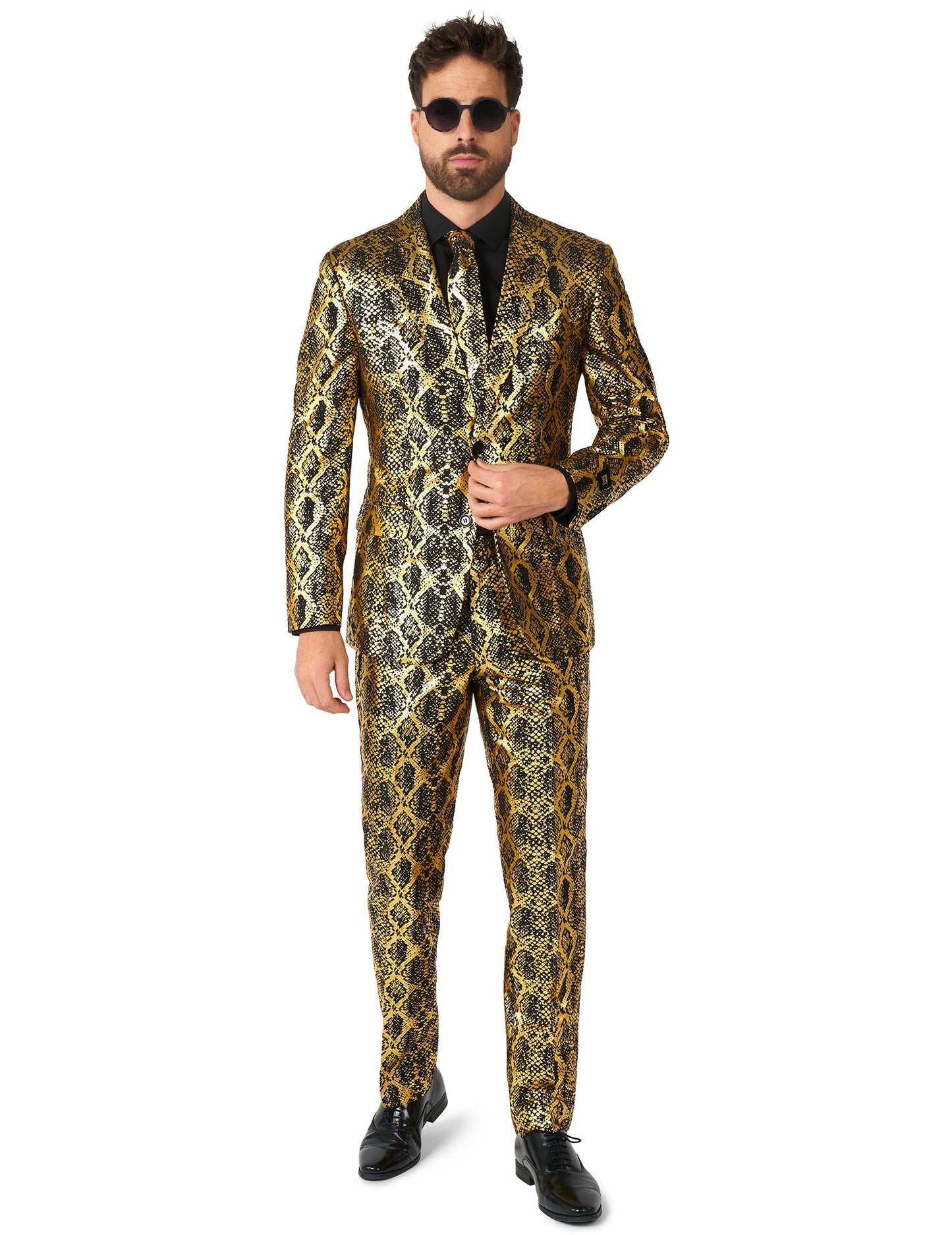Costum de șarpe strălucitor pentru adulți opus
