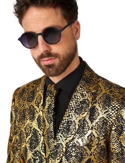 Costum de șarpe strălucitor pentru adulți opus