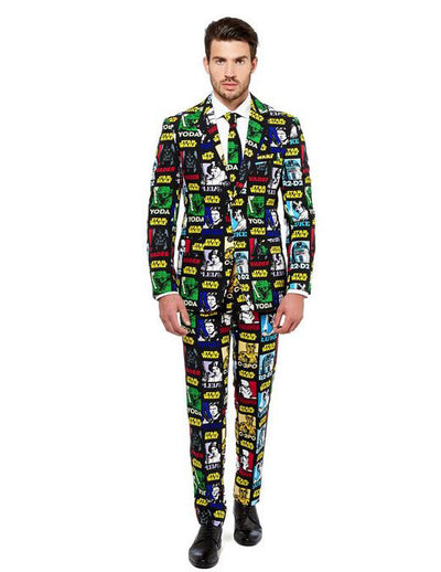 Costume Mr. Strong Force Star Wars pour homme multicolore à motifs personnages