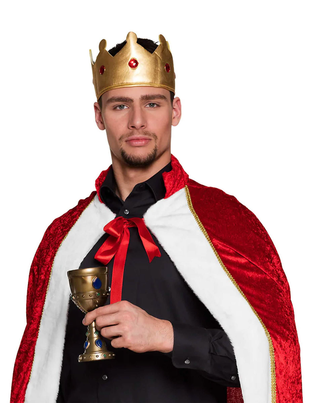 Cupă medievală pentru adult din plastic auriu