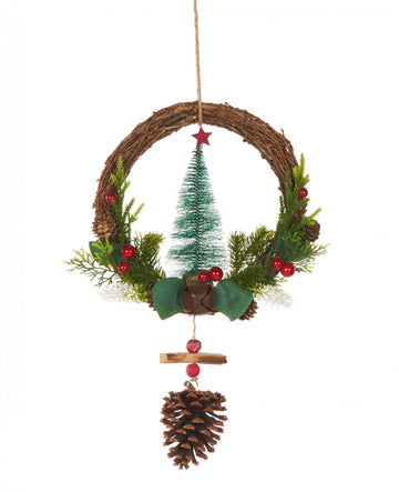 Coroniță de agățat pentru brad tradițional 39 cm 