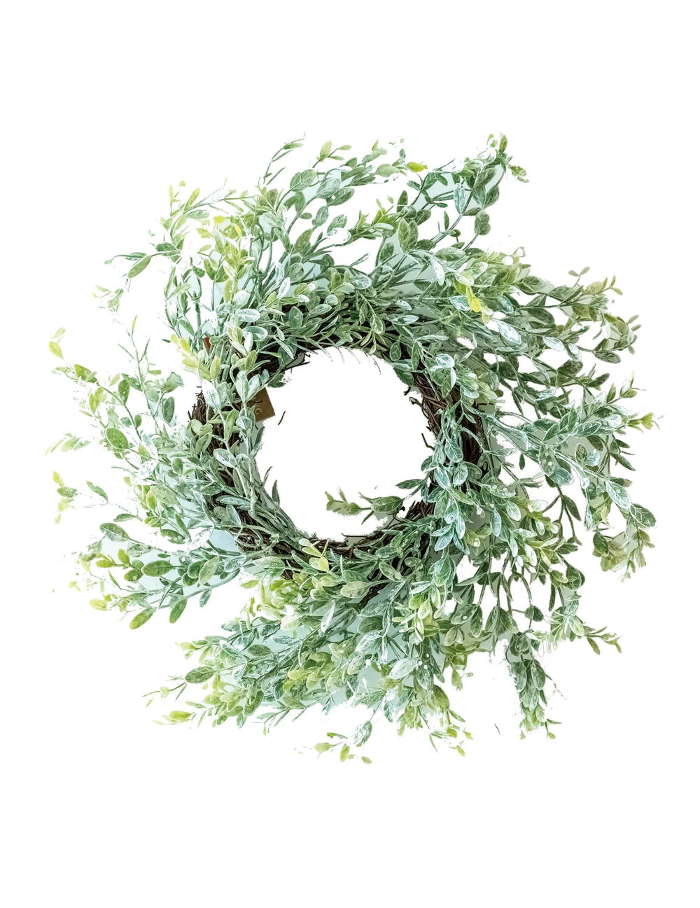 Coroană din ramuri de eucalipt pentru decorațiune, verde, efect natural