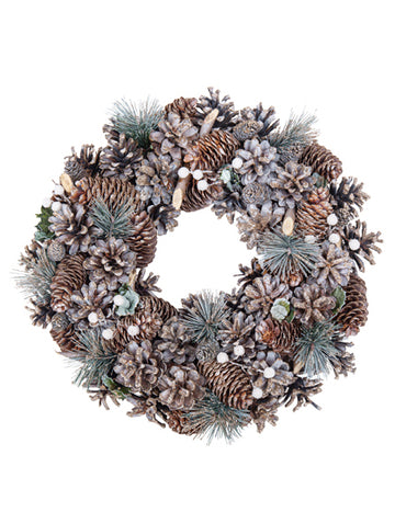 Coroniță de Crăciun pădure fermecată 35 cm 