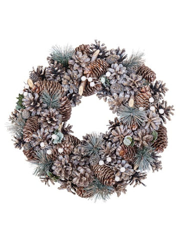 Coroniță de Crăciun pădure fermecată 35 cm 