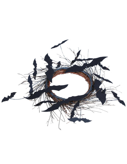 Détail des chauves-souris de la couronne de porte chauve-souris