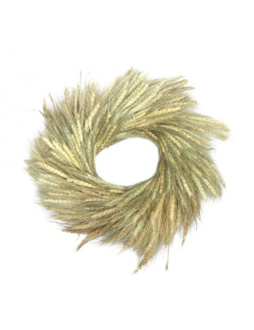 Couronne épis de blé 38 cm, décoration champêtre naturelle