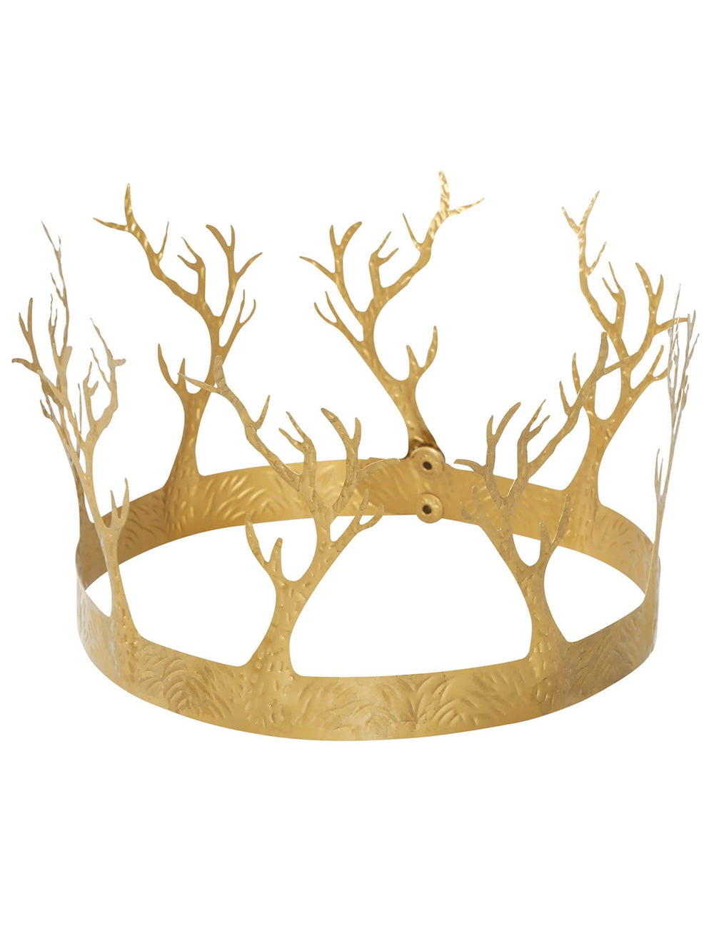 Vedere din trei sferturi a coroanei rege medieval