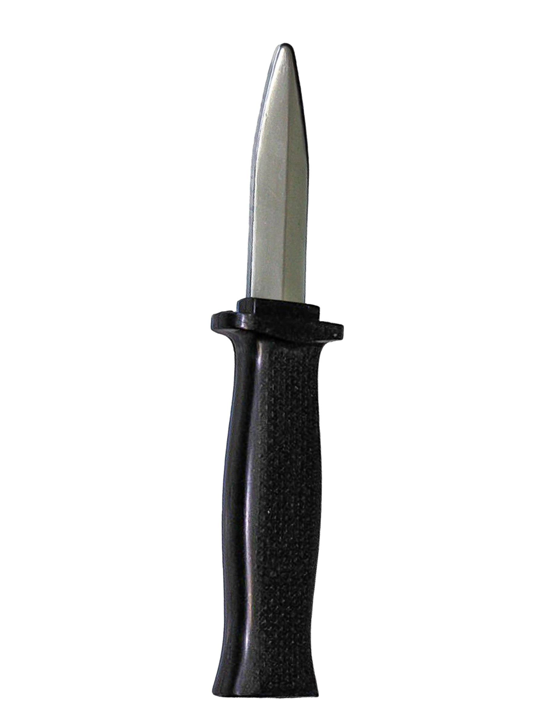 Couteau humoristique rétractable pour adulte noir et gris