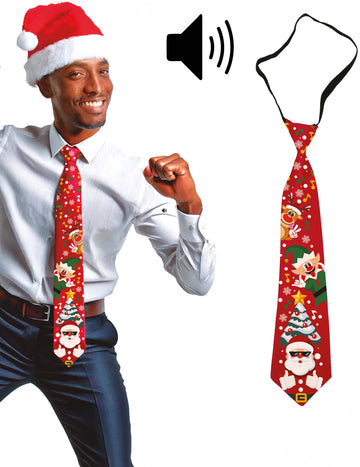 Cravată muzicală de Crăciun