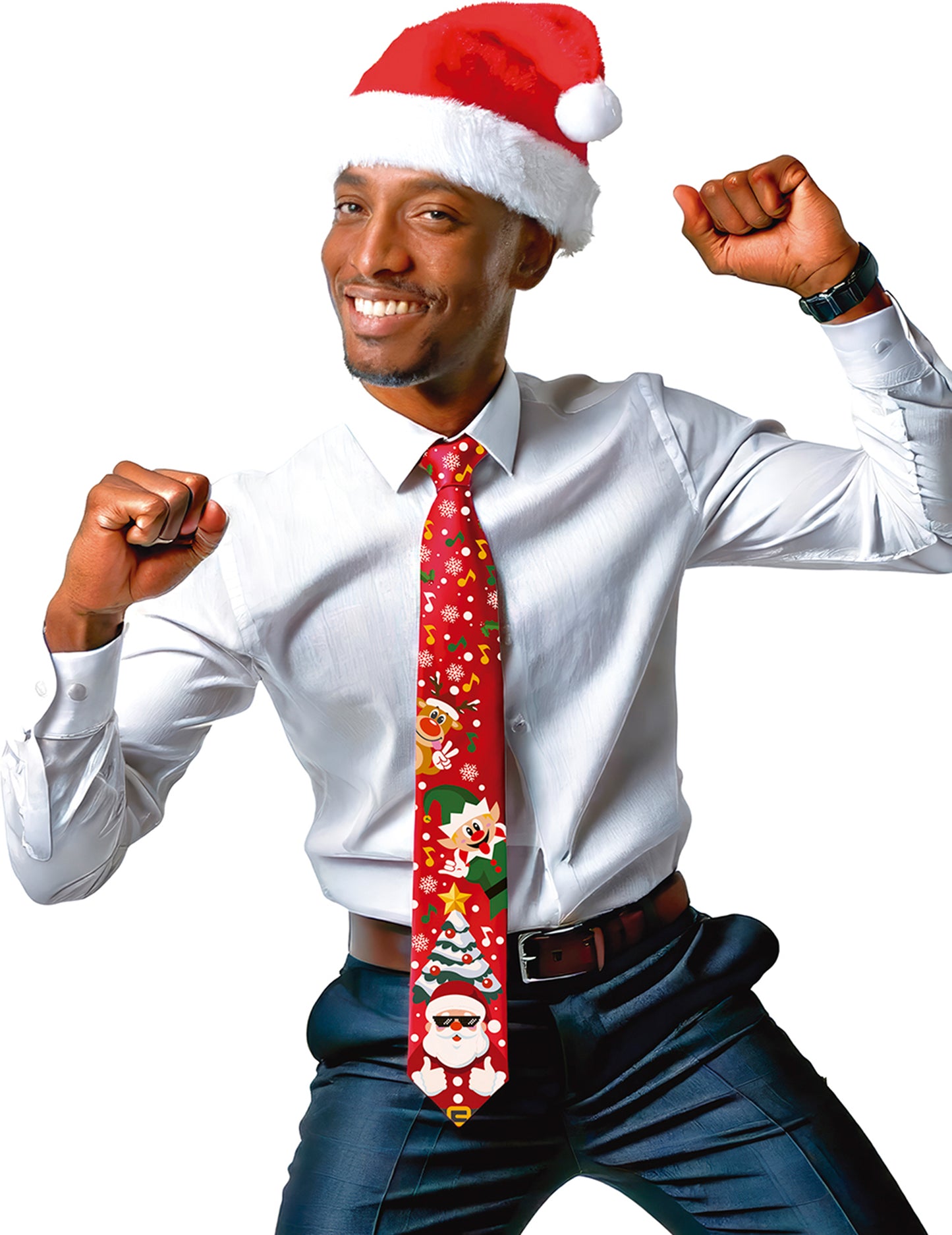 Cravată muzicală de Crăciun