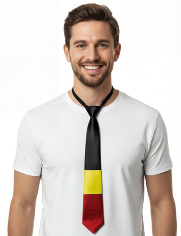 Cravată de suporter Belgia 45 cm 