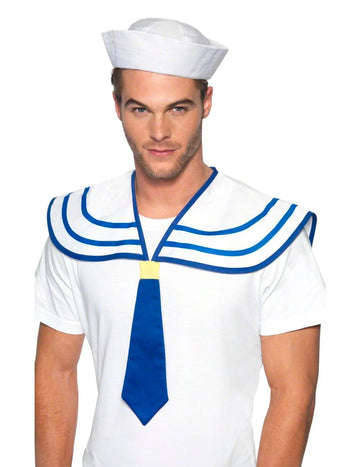 Cravată și guler pentru un marinar pentru adulți