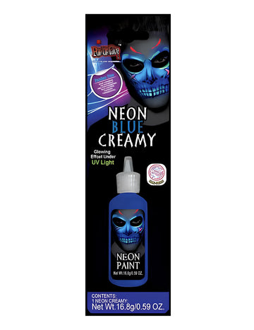 Cremă de machiaj neon albastru