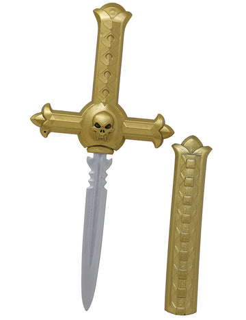 Croix de moine avec poignard
